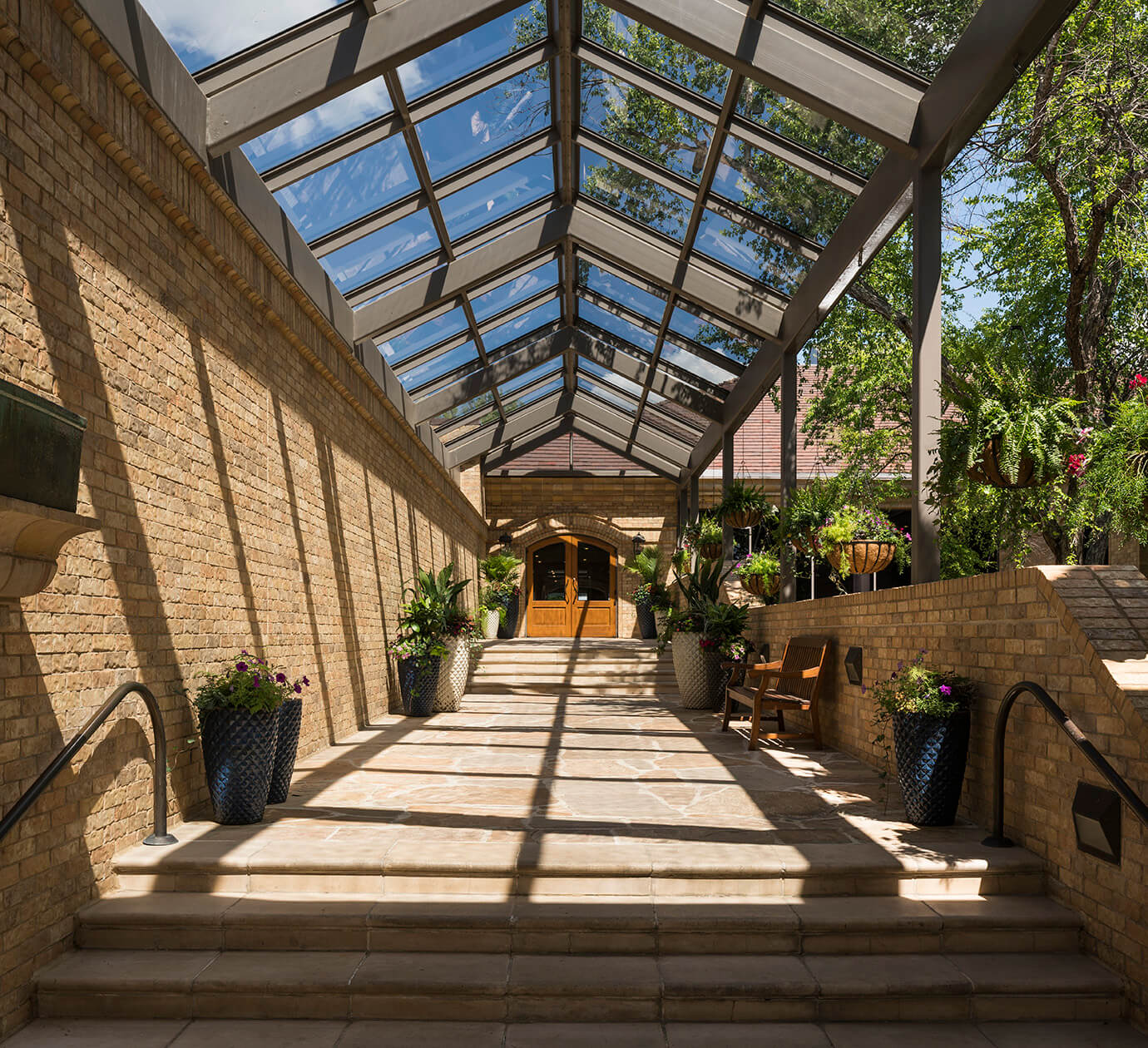 entrance of building